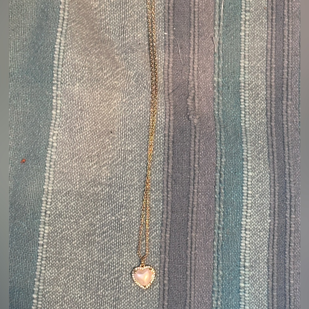 NWT KATE SPADE PEARL HEART NECKLACE
